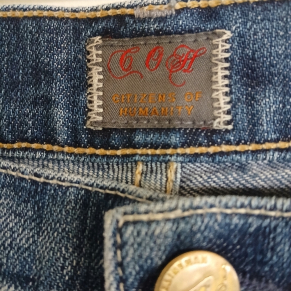 CITIZENS OF HUMANITY PHANTOM CROPPED SKINNY LEG JEANS SIZE 29 - Picture 3 of 8
